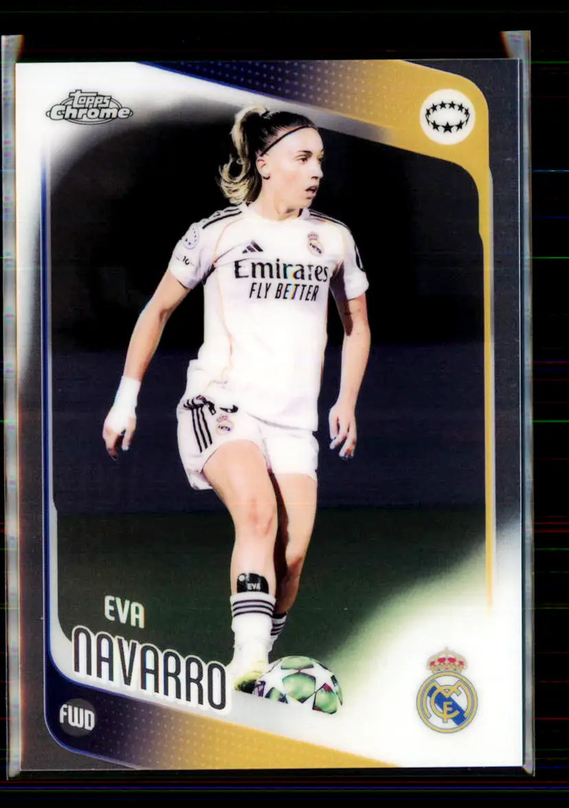 Eva Navarro 2025-26 Topps Chrome UEFA Women's Champions League #25 - (145) - Real Madrid C.F.