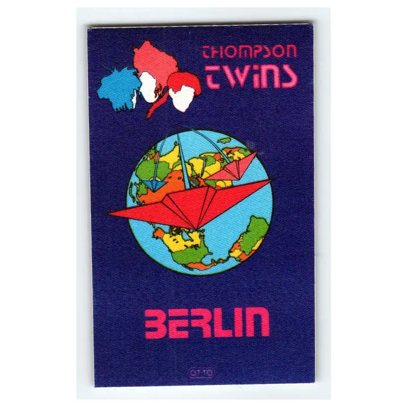 Thompson Twins Berlin Backstage Pass 1984 New Wave Synth-Pop Original Vintage
