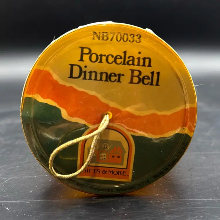 Vintage Walmart Porcelain “Nativity Scene” Christmas Dinner Bell