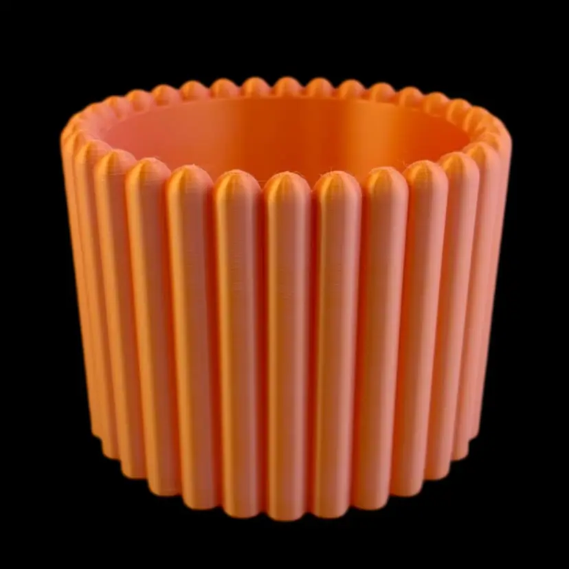 3.5 inch Boho#3 Planter in PEACHY KEEN🍑 (no drainage holes)