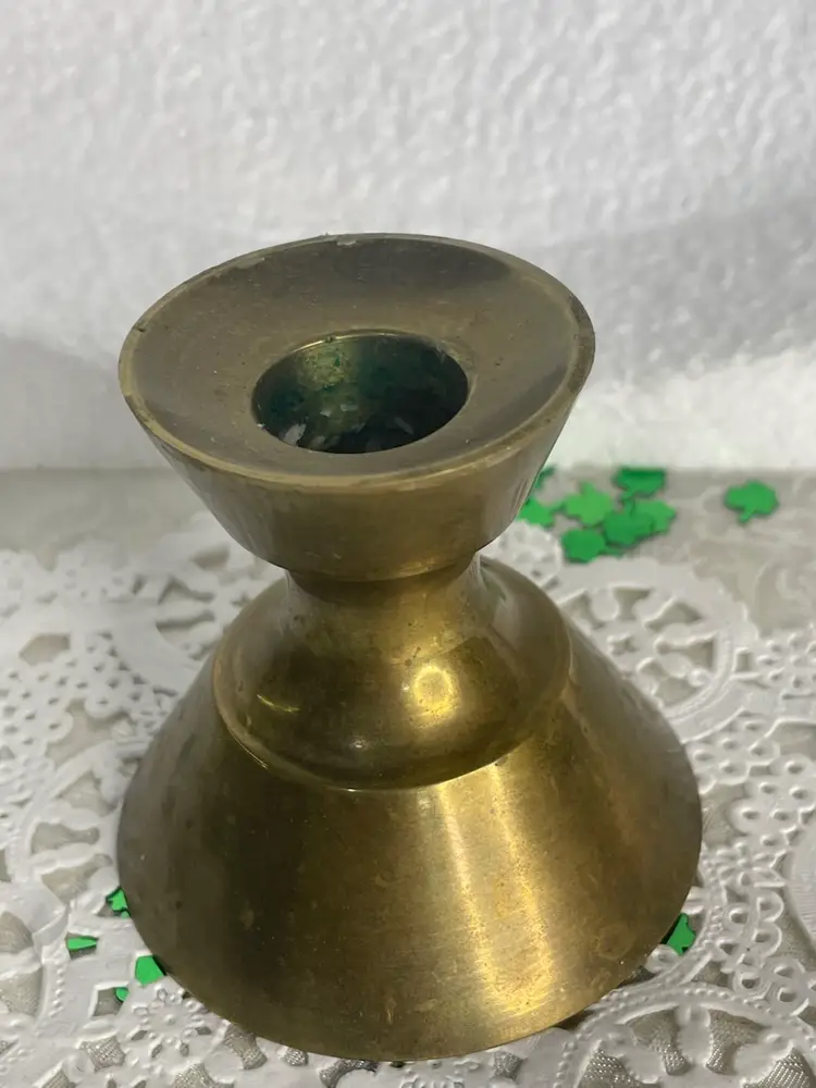 Vintage Brass Taper Candle Holder