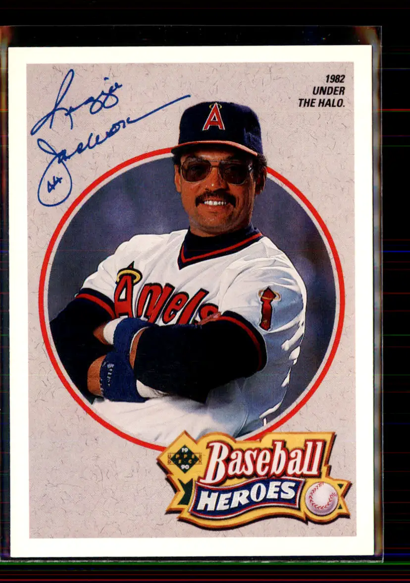 Reggie Jackson 1990 Upper Deck Baseball Heroes #5 - California Angels - (146-149)
