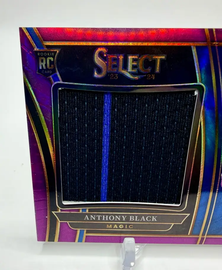 Anthony Black 2023-24 Panini Select Rookie Jumbo Patch Purple Prizm RC /99