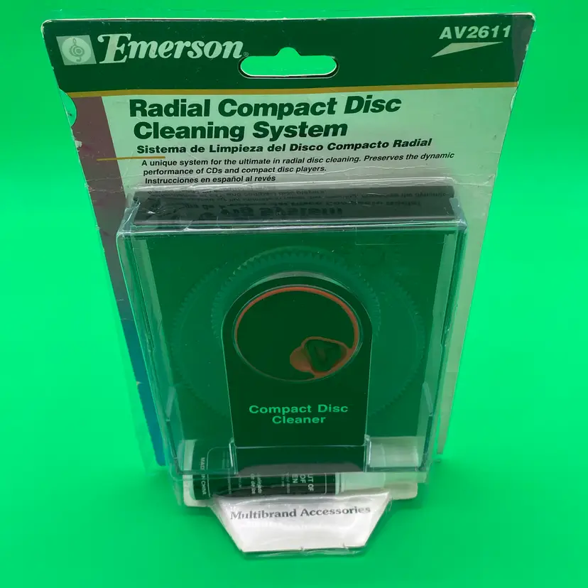 Emerson Radial CD Cleaning System Kit - Sealed - Model #AV2611