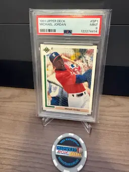 Michael Jordan 1991 Upper Deck SP1 Baseball card PSA9