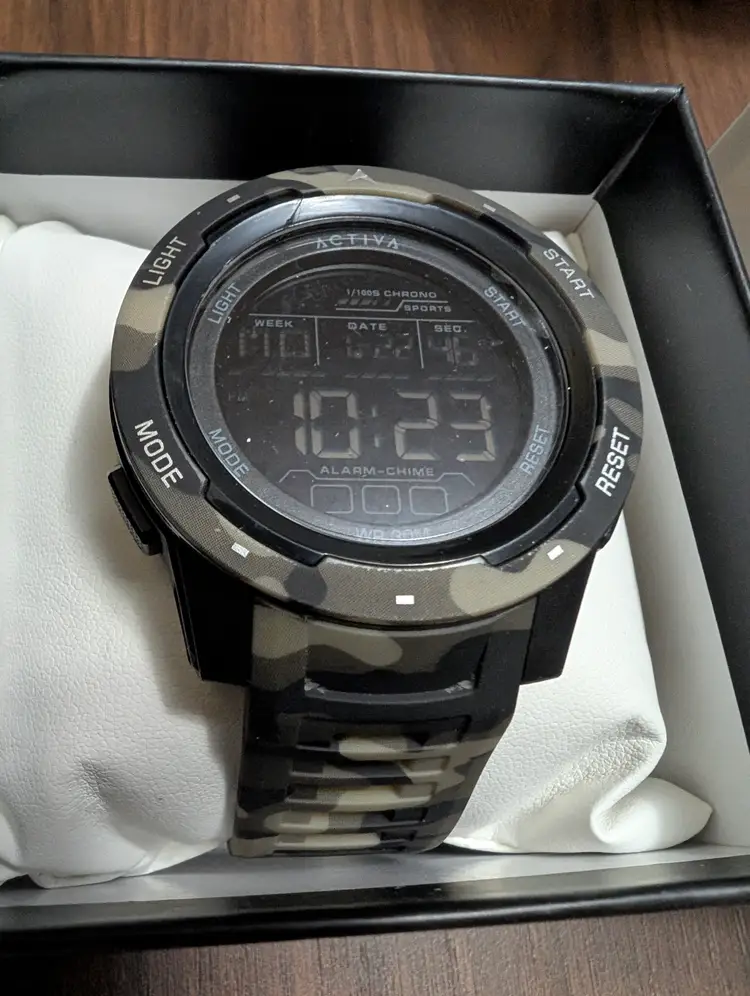 Activa X Invicta Camo Digital Men’s Watch 45mm ACW8105MC-003 New