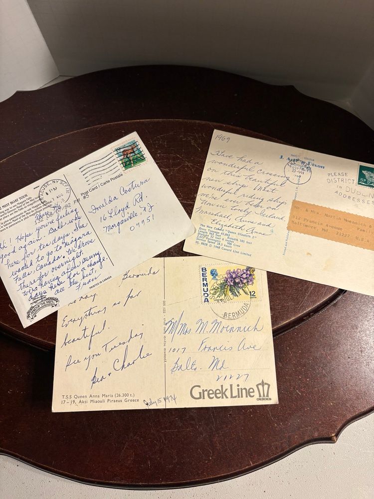 Boat Postcards, Lot Of 3
