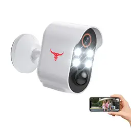 1080p Wireless Security Camera with AI Human Detection, Night Vision, 2-Way Talk