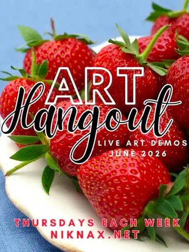 Art Hangout: Strawberries 🍓 