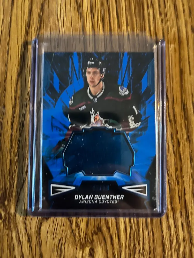 22-23 UD SP Finite Rookies Dylan Guenther /99 Blue Coyotes Utah