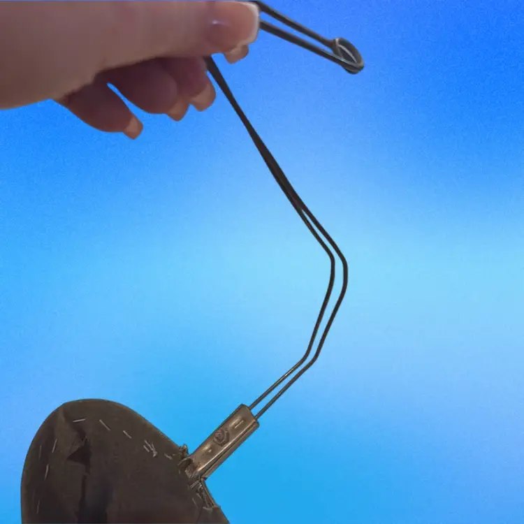 Vintage Handmade Clothes Pins Hanger with Clothes Pins