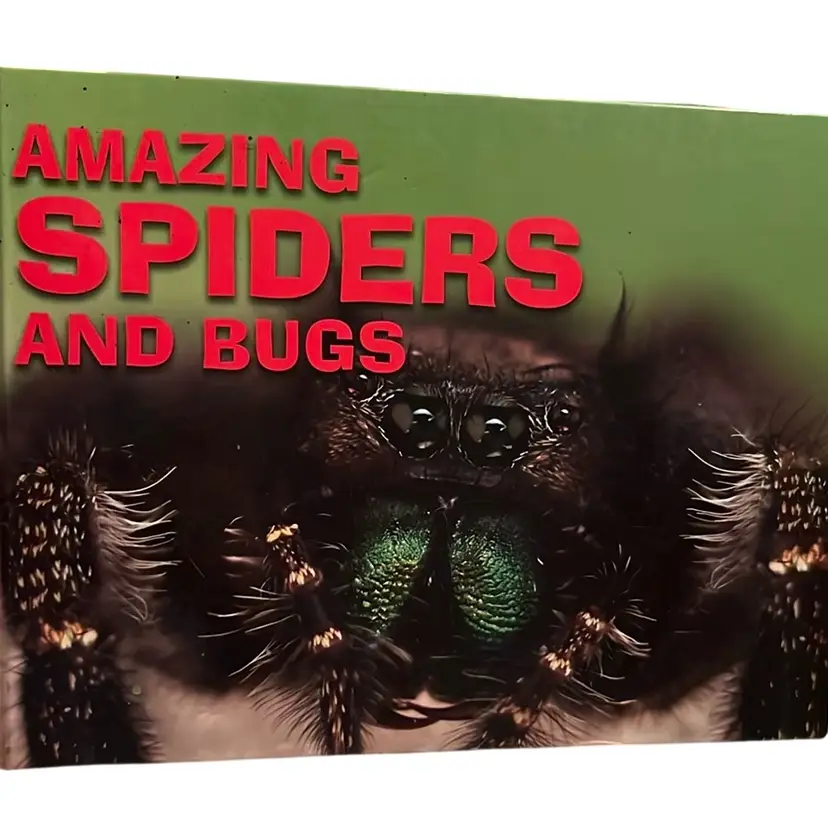 Amazing SPIDERS And Bugs Book 11.5”x 8.5” Hardcover