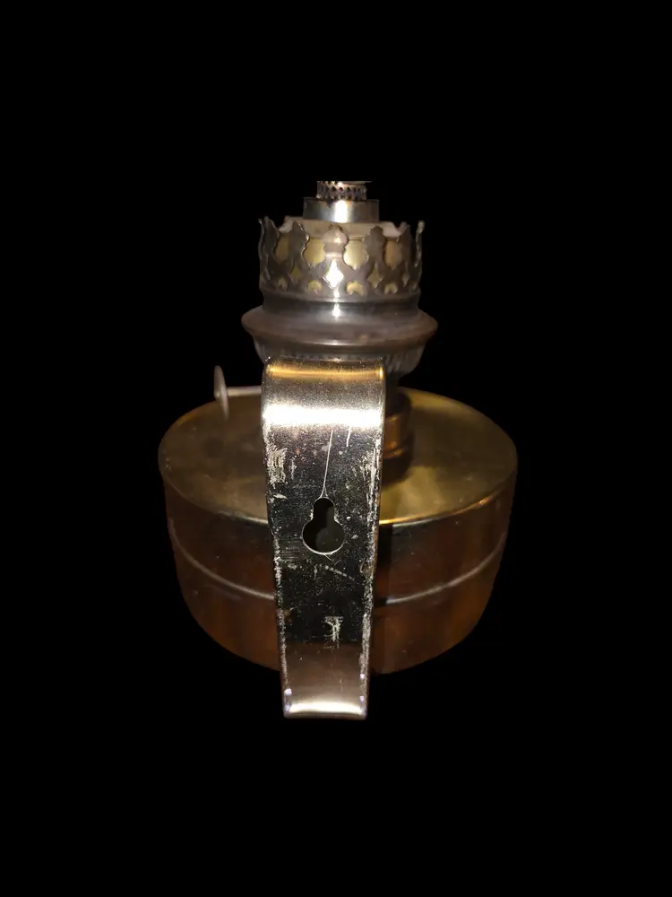 Denmark 2053 Brass Oil Lamp Made in Denmark 2053 Vintage