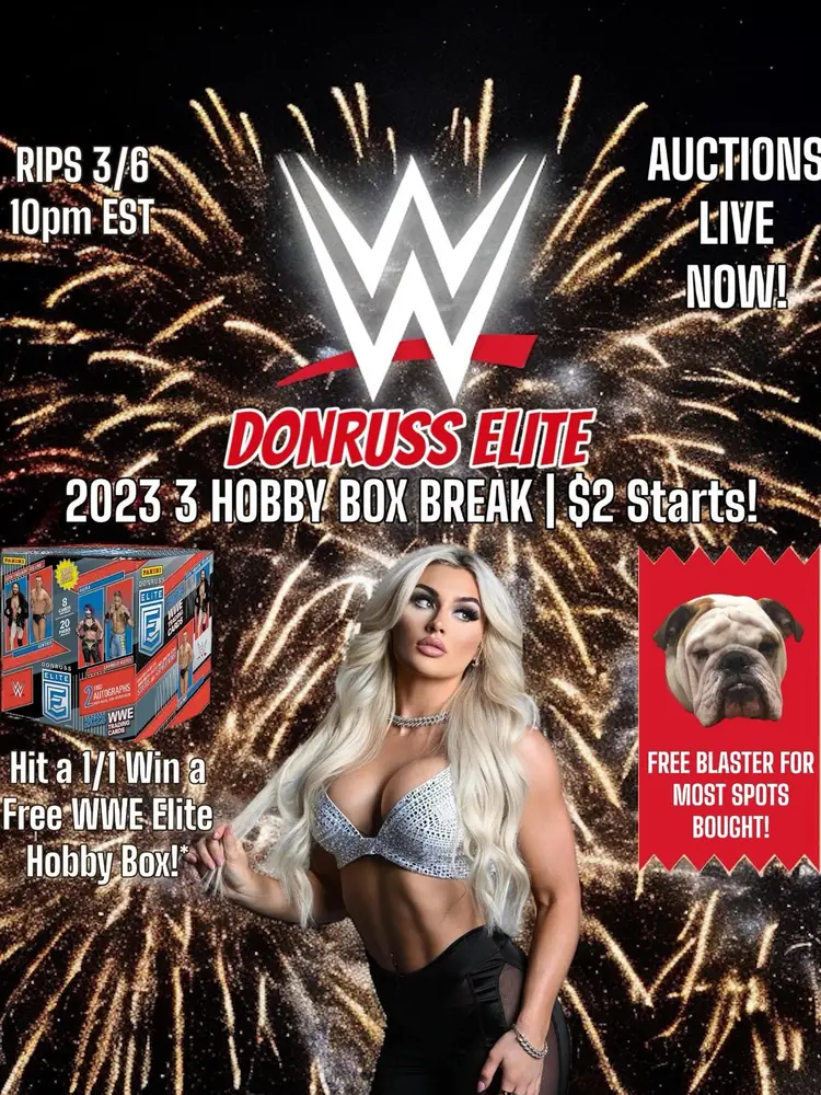 WWE DONRUSS ELITE 3 BOX BREAK!