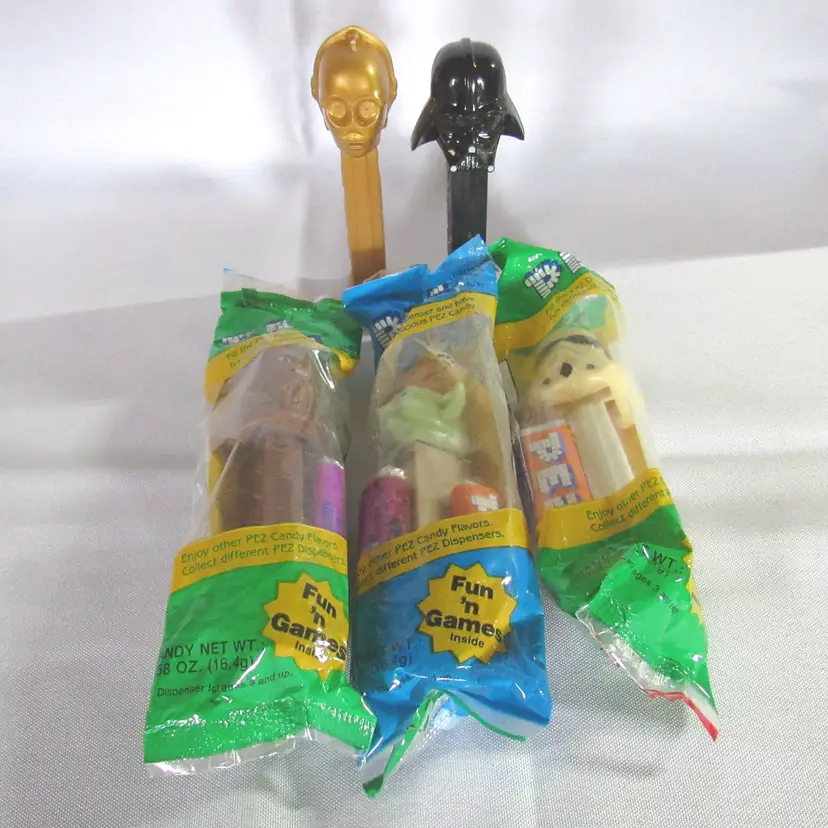 5 Star Wars Pez Candy Dispensers