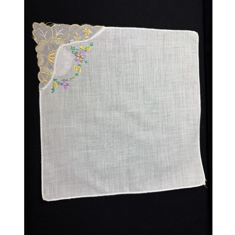 Vintage Embellished Handkerchief