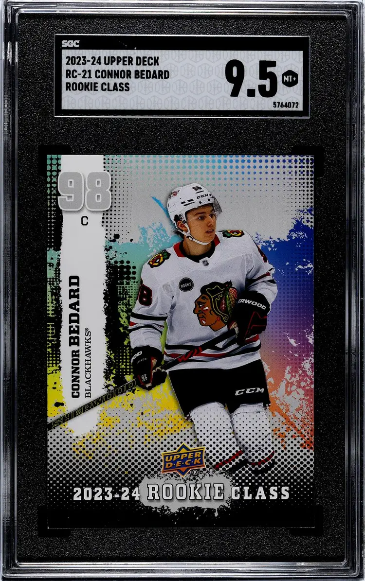 2023-24 Upper Deck Connor Bedard Rookie Class SGC 9.5 RC