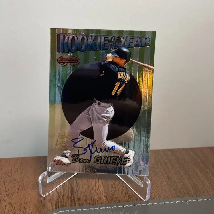 Ben Grieve (Pittsburgh Pirates) 1999 Bowman’s Best Rookie Of The Year Autograph