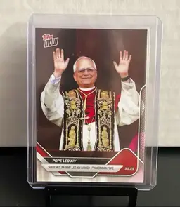 2025 Topps Now Pope Leo XIV