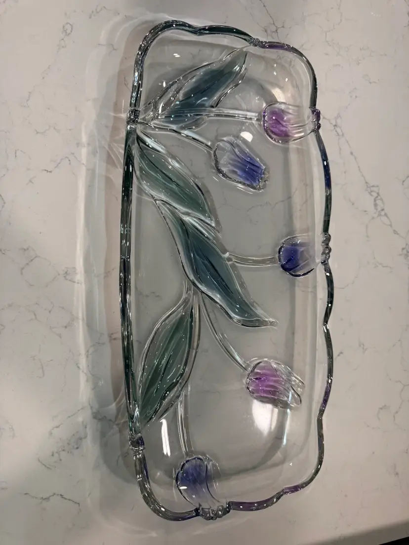 Mikasa Crystal Tray