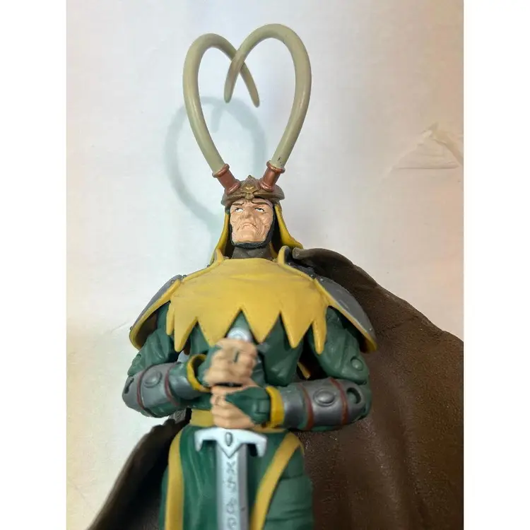 Loki Vintage Marvel Legends 7”Loose Figure 2006 Toybiz Onslaught Series BAF