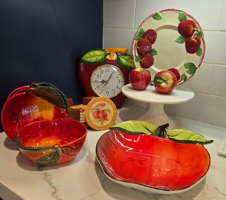 American Atelier Apple Shaped Platter