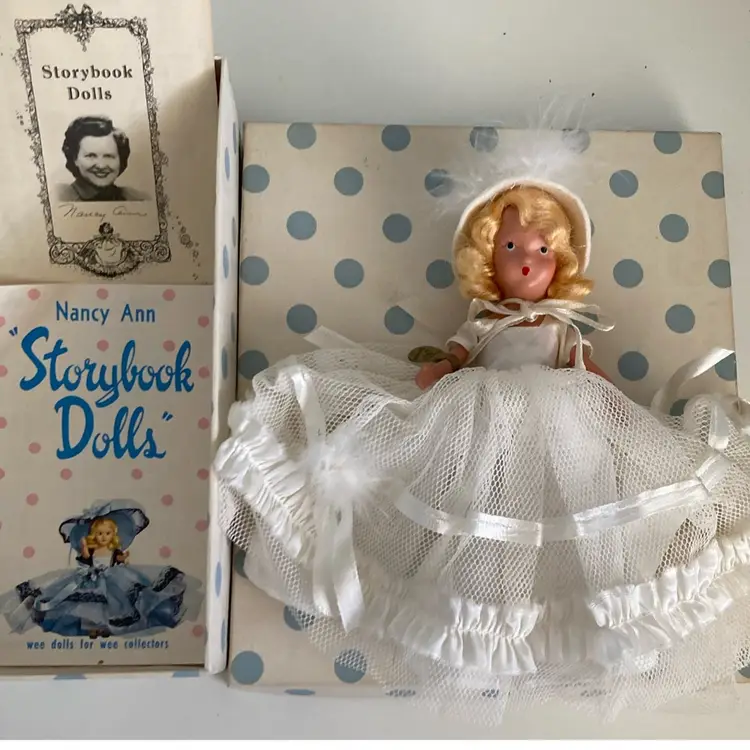 Nancy Ann A February Fairy Girl Doll #188 Storybook Doll Composition