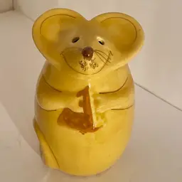 Vintage Gustin Mouse Garlic Parmesan 5" Cheese Shaker  ceramic