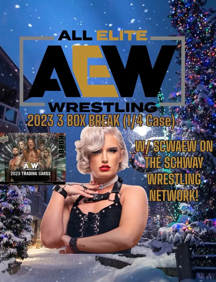 AEW 2023 3 Hobby Box PYW Break and Serial Breaks