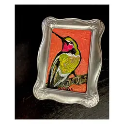 In My Garden
Original Painting In Silver Tone Frame
Art