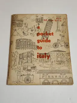 1952 Italy Pocket Guide