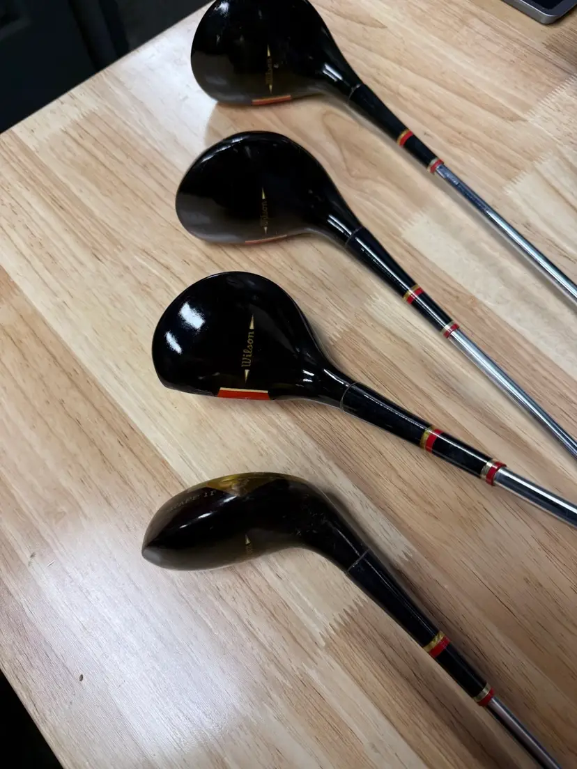 Wilson Staff Persimmon Wood Set All Original 1,2,3,4