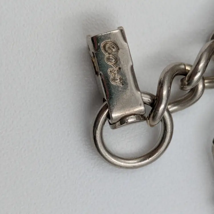 Coro Charm Bracelet 7"