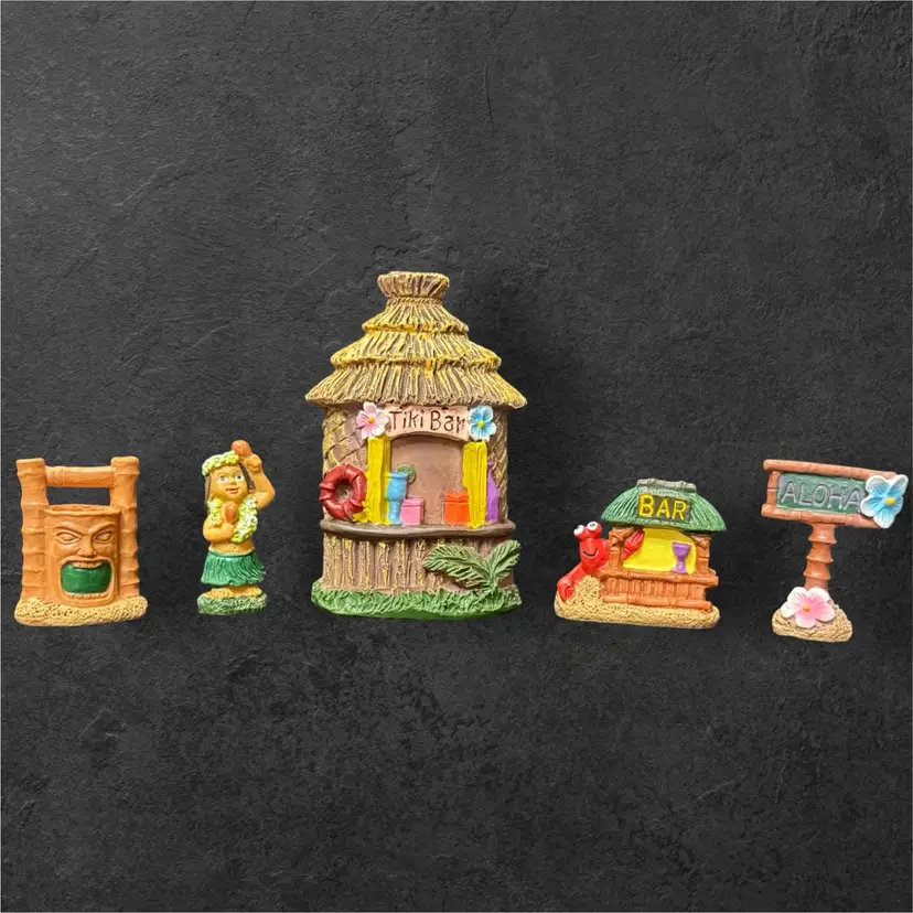 Tiki Bar Fish Aquarium Accessories