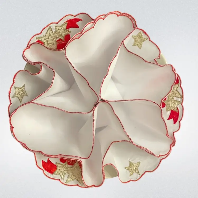 Vintage Handmade Bread Basket Liners Designed To Keep Bread Warm And Fresh Set Of 2 Perfect For Holidays