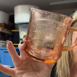 Cream Dove Measuring Cup