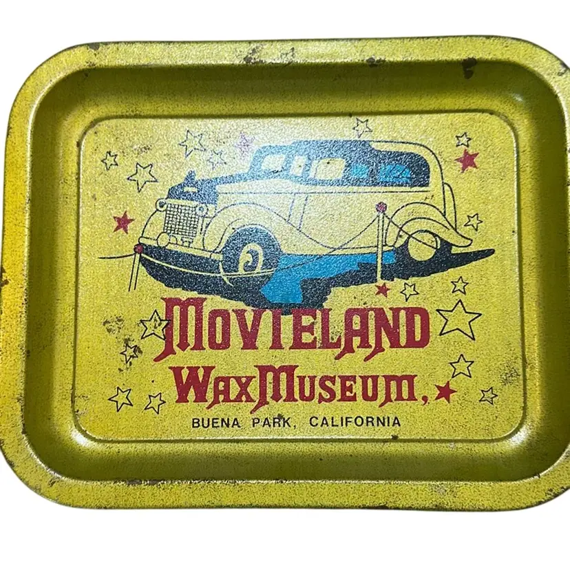 Movieland Tin Tray With Car