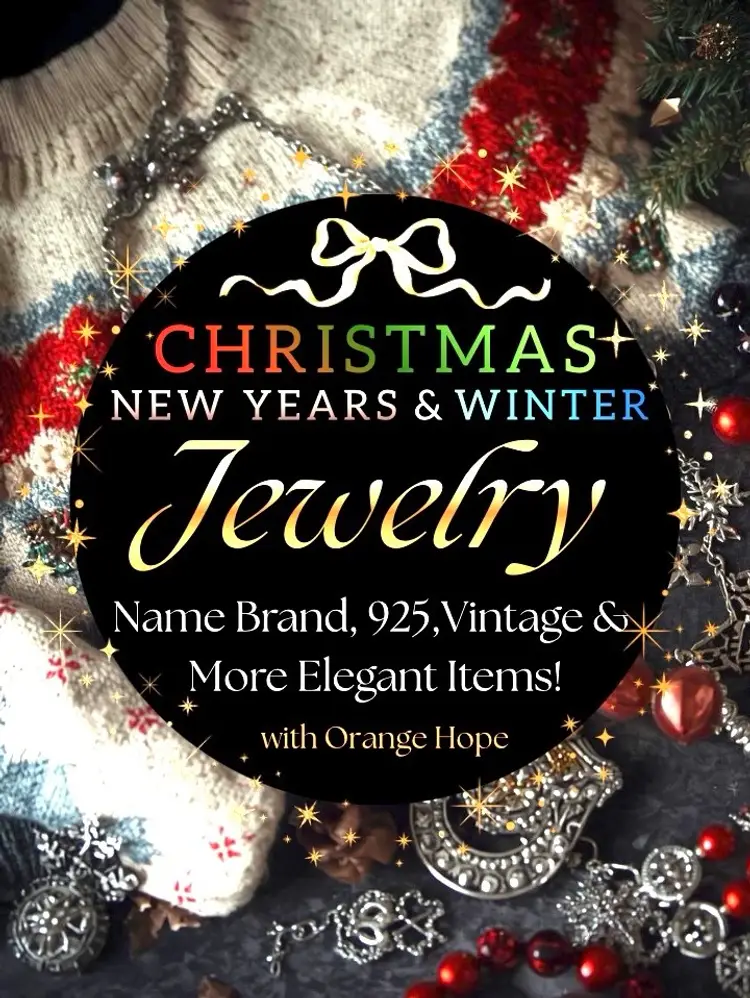 Duo Hope/Orange! Name Brand, 925, Vintage & More Elegant Jewelry!