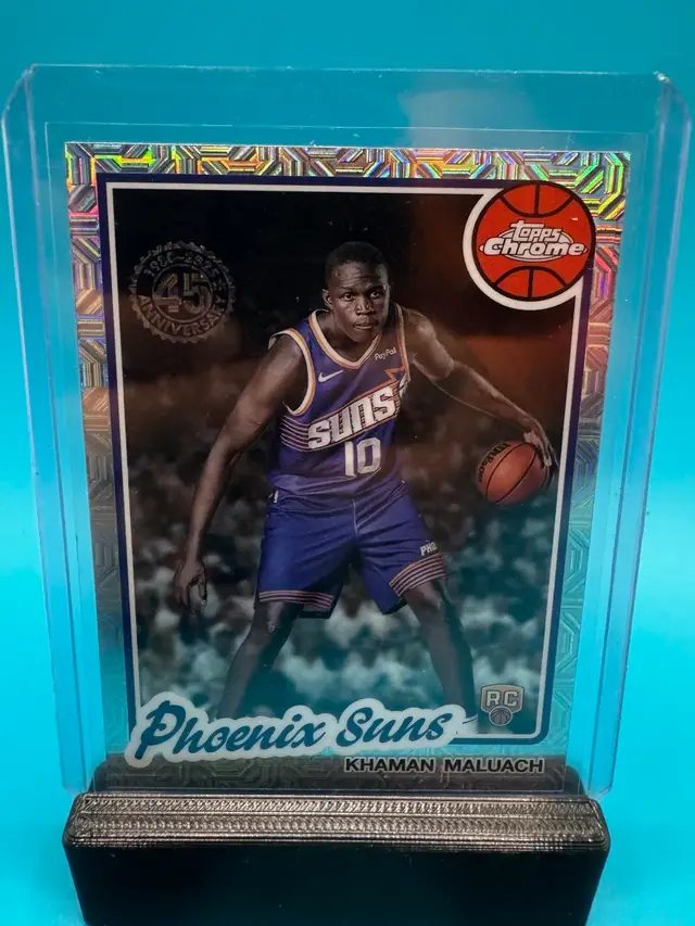 Khaman Maluach Topps Silver Pack Mojo Refractor RC Phoenix Suns