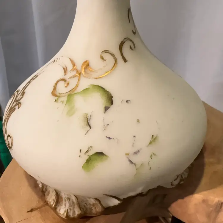 Victorian Milk Glass Decanter