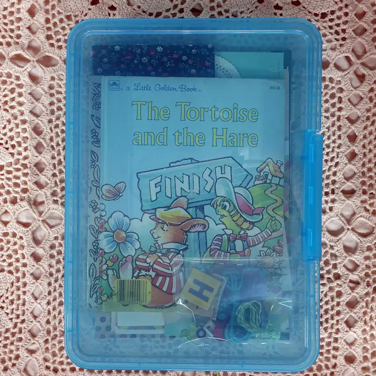 Little Golden Book The Tortoise and the Hare Junk Journal Mini Kit
