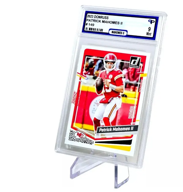 Patrick Mahomes Panini Graded MINT 9 Donruss #149  Chiefs 2023 MVP!