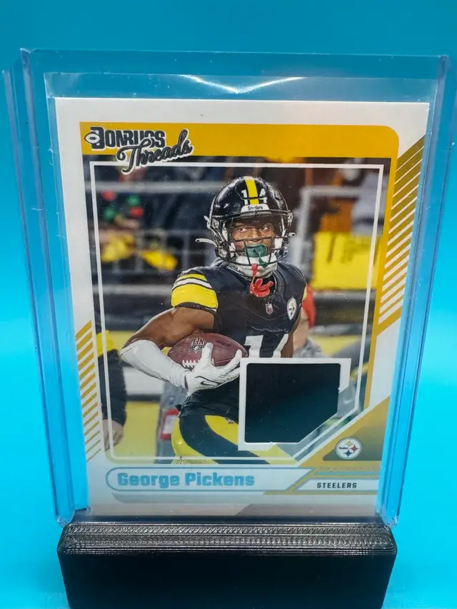 George Pickens Donruss Threads Jersey Relic Dallas Cowboys