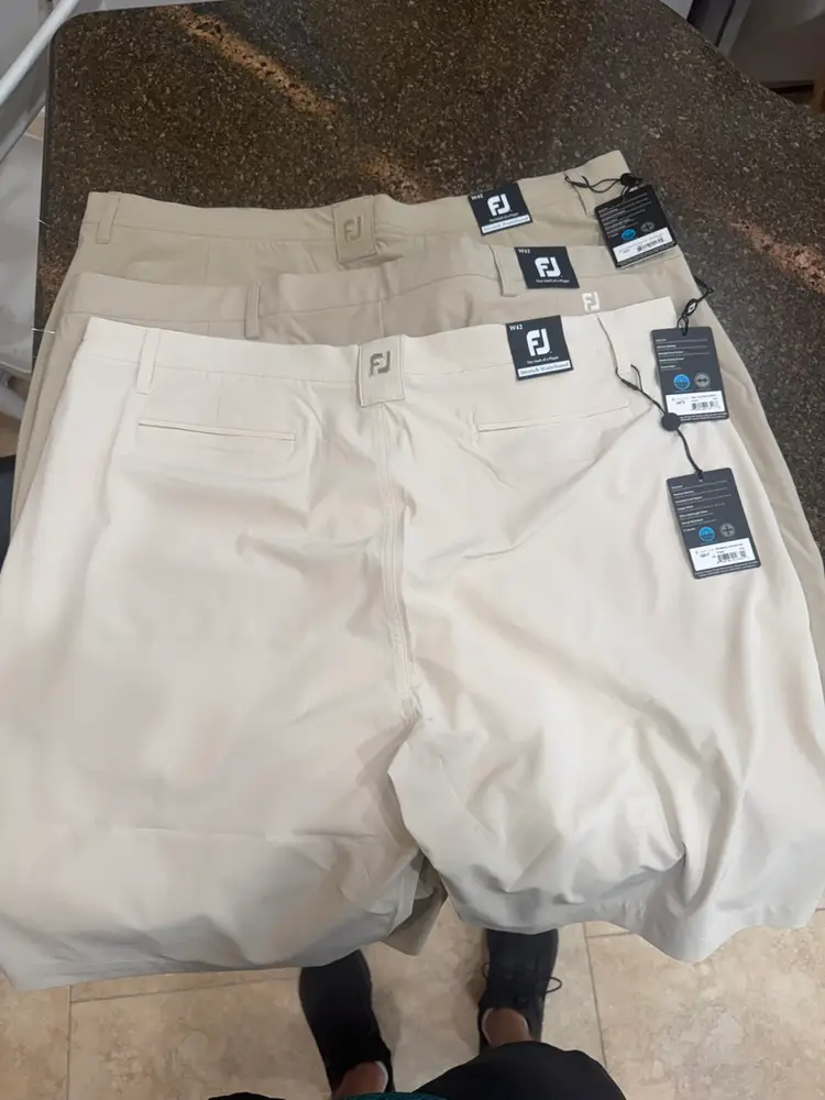 3 Men’s Footjoy Performance Shorts New Size 42