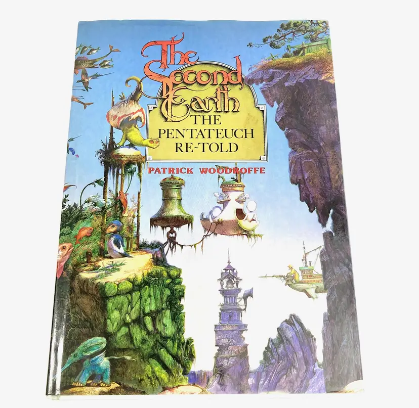 Science Fiction Tale of the year 2378 A.D. 2nd Earth illustrated book Patrick Woodroffe