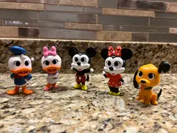 Funko Mini Pop Figures Disney Mickey Minnie Goofy Donald Daisy Chip Dale Pluto