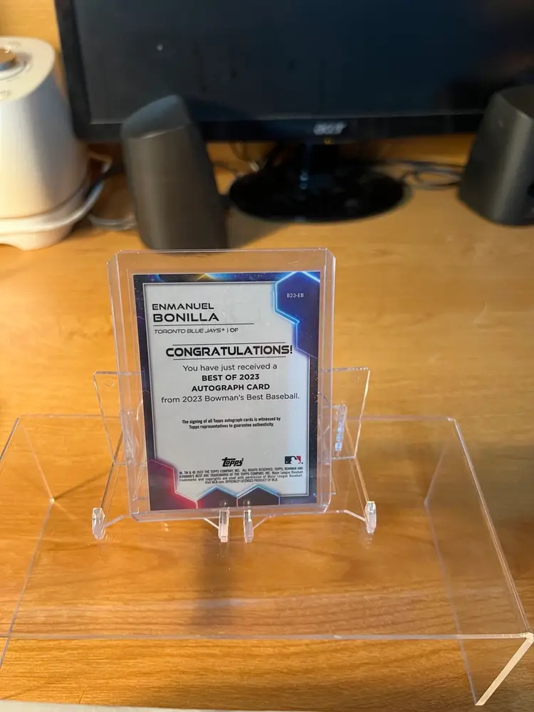 Enmanuel Bonilla Bowmans Best Auto Toronto Blue Jays