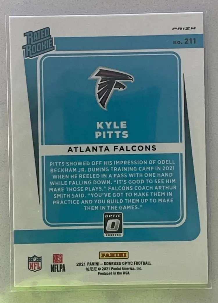 Kyle Pitts Optic White Sparkle