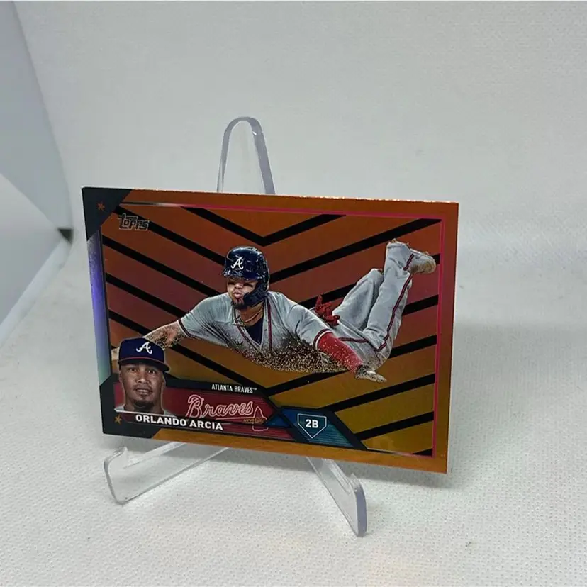 2023 topps update orange & black orlando arcia #us234 Atlanta Braves