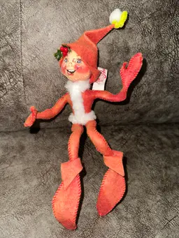 Vintage 1993 Annalee Elf Doll Shelf Sitter